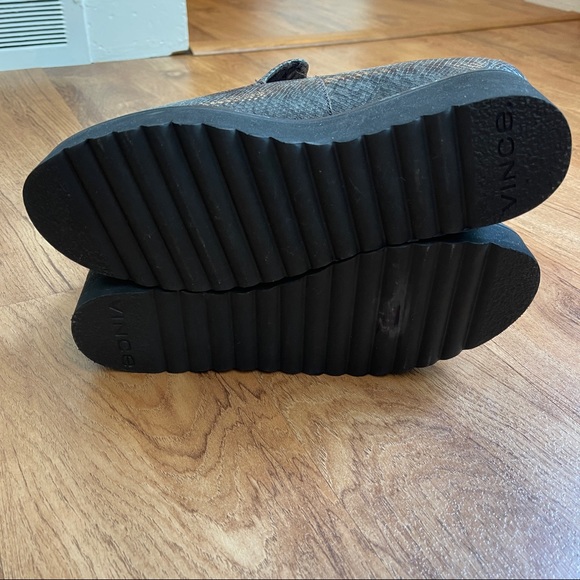 Vince Zeta Snakeskin Embossed Platform Loafer - Picture 7 of 9